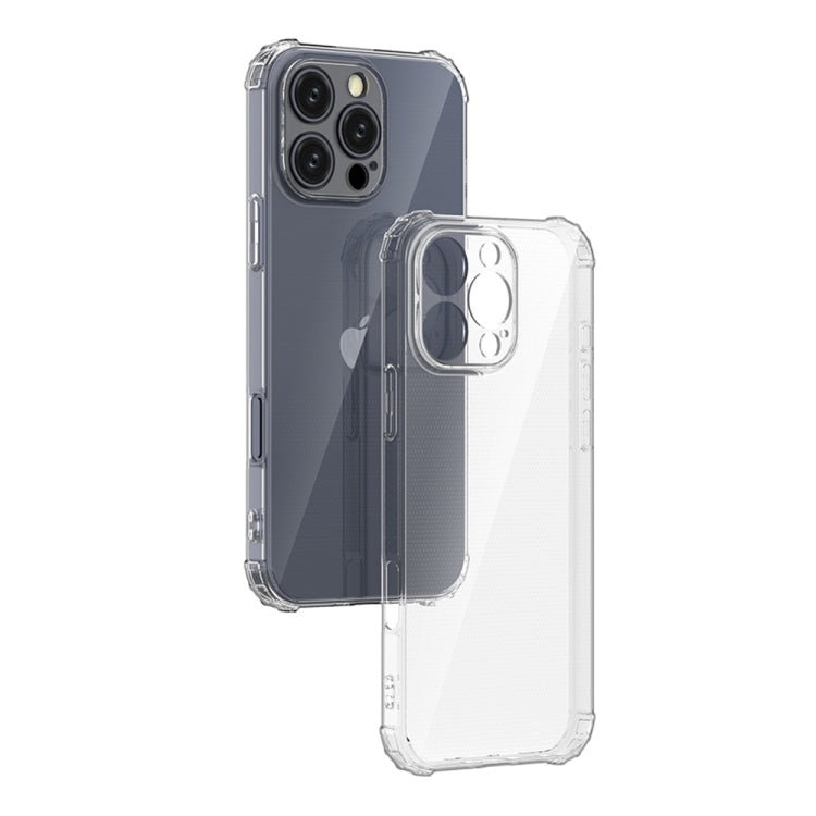 For iPhone 16 Pro Four-Corner Shockproof Clear TPU Phone Case(Transparent) - iPhone 16 Pro Cases by PMC TechLife | Online Shopping South Africa | PMC TechLife | Buy Now Pay Later Mobicred