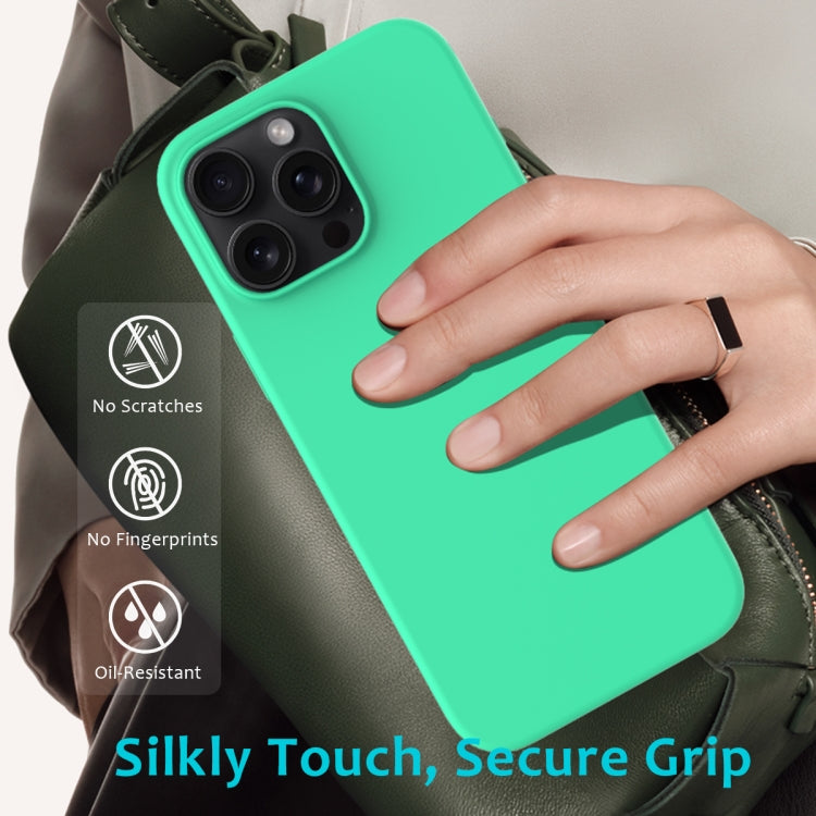 For iPhone 16 Pro Solid Color Silicone Phone Case(Green) - free shipping - PMC TechLife - Order now!