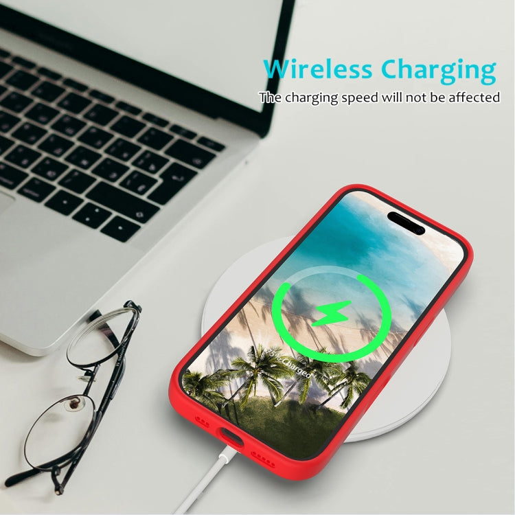 For iPhone 16 Plus Solid Color Silicone Phone Case(Red) - More iPhone Cases by PMC TechLife | Online Shopping South Africa | PMC TechLife | Buy Now Pay Later Mobicred