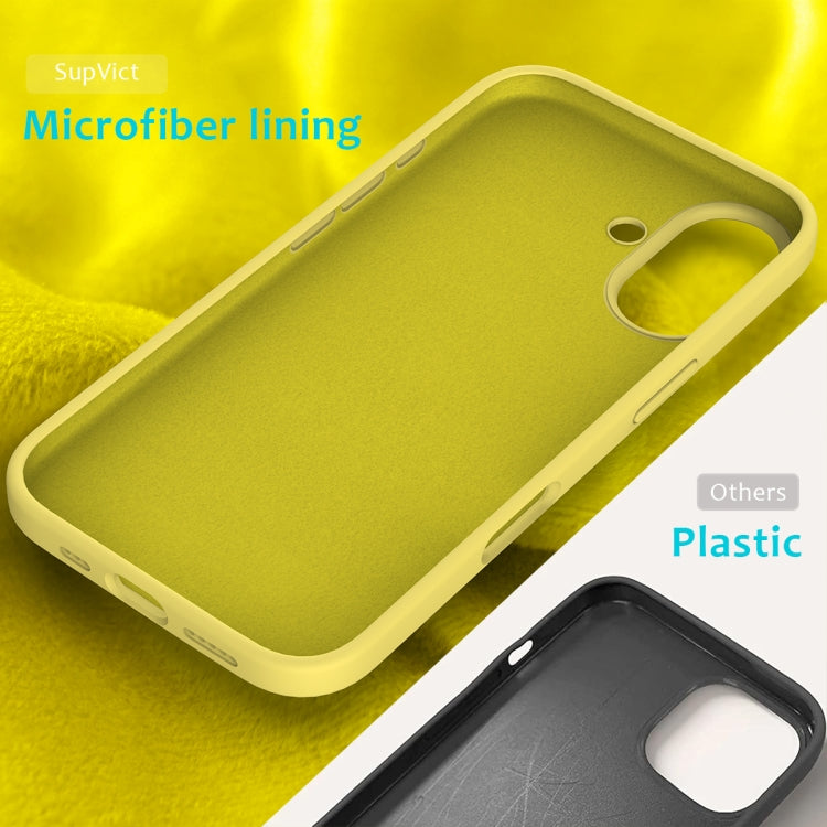 For iPhone 16 Plus Solid Color Silicone Phone Case(Lemon Yellow) - free shipping - PMC TechLife - Order now!