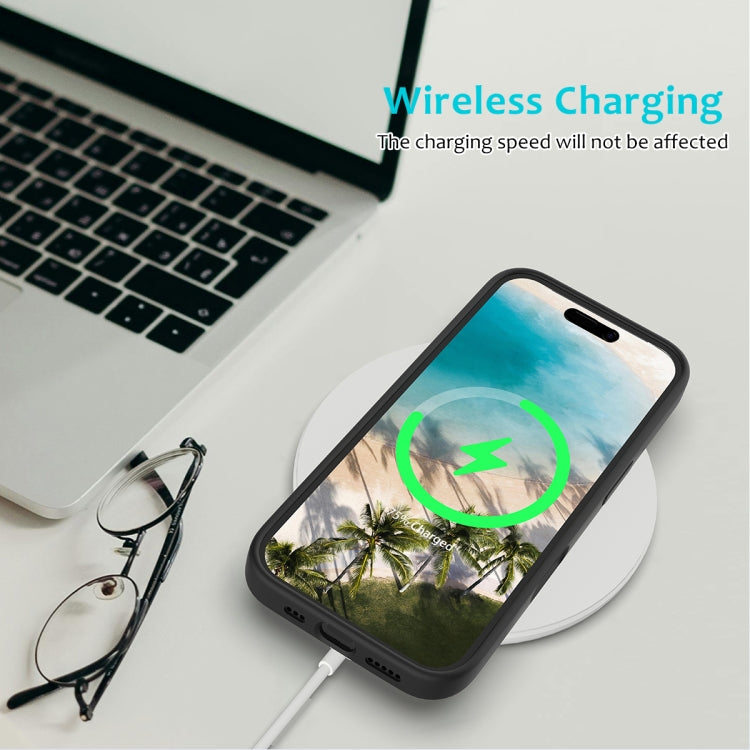 For iPhone 16 Solid Color Silicone Phone Case(Black) - More iPhone Cases by PMC TechLife | Online Shopping South Africa | PMC TechLife | Buy Now Pay Later Mobicred