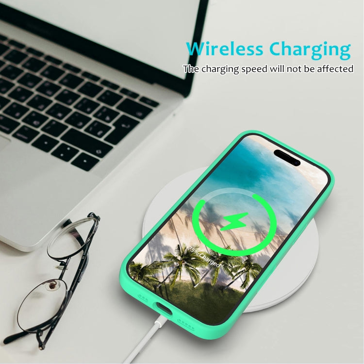 For iPhone 16 Solid Color Silicone Phone Case(Green) - More iPhone Cases by PMC TechLife | Online Shopping South Africa | PMC TechLife | Buy Now Pay Later Mobicred