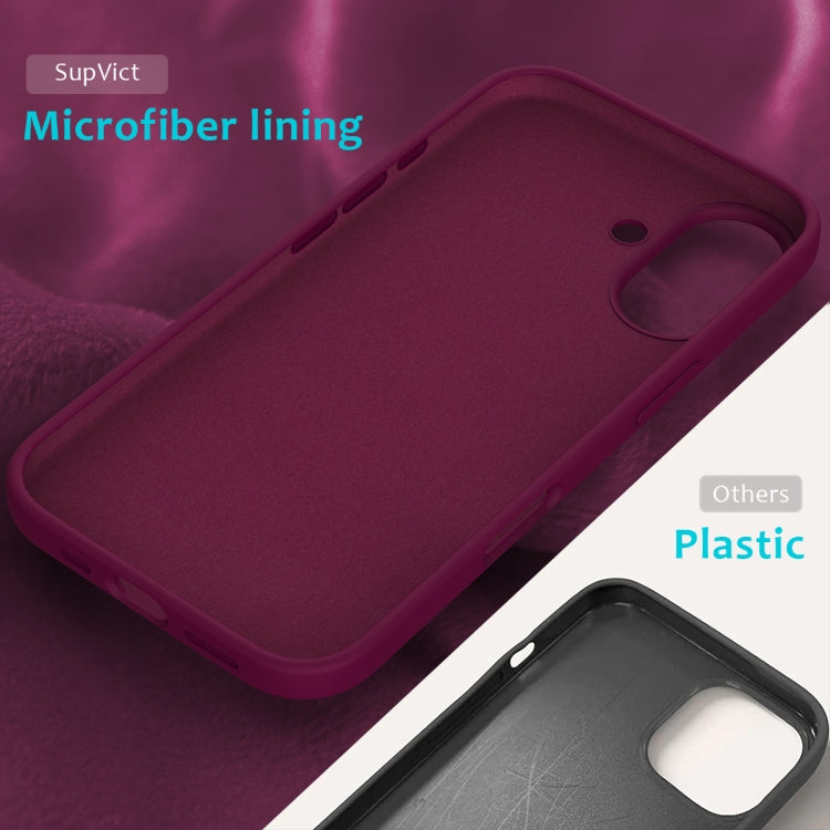 For iPhone 16 Solid Color Silicone Phone Case(Violet) - More iPhone Cases by PMC TechLife | Online Shopping South Africa | PMC TechLife | Buy Now Pay Later Mobicred