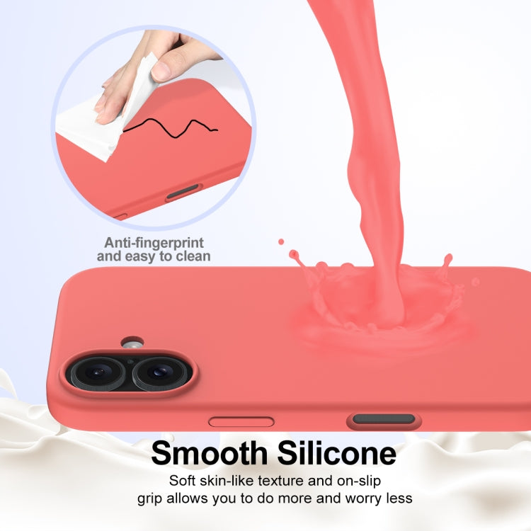 For iPhone 16 Shockproof Silicone Magsafe Phone Case(Pink Orange) - iPhone 16 Cases by PMC TechLife | Online Shopping South Africa | PMC TechLife | Buy Now Pay Later Mobicred