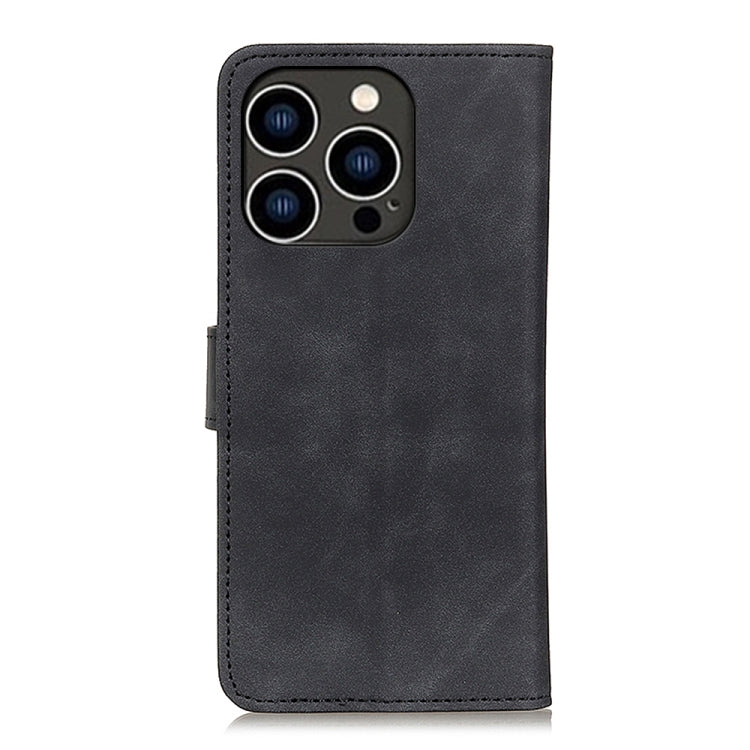 For iPhone 16 Pro Max KHAZNEH Retro Texture Leather Phone Case(Black) - iPhone 16 Pro Max Cases by PMC TechLife | Online Shopping South Africa | PMC TechLife | Buy Now Pay Later Mobicred