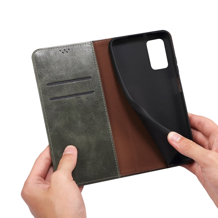 For vivo X100 Oil Wax Crazy Horse Texture Leather Phone Case(Green) - vivo Cases by imak | Online Shopping South Africa | PMC TechLife | Buy Now Pay Later Mobicred