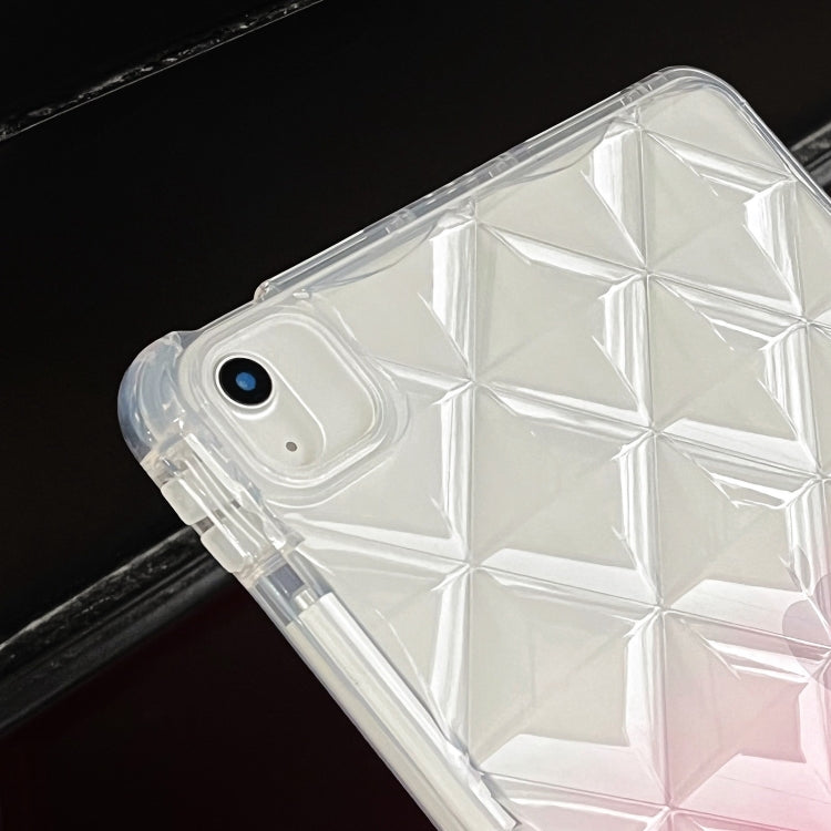 For iPad Air 11 2025 / 2024 Gradient Diamond Plaid TPU Tablet Case(Gradient Pink) - iPad Air 11 2025 / 2024 Cases by PMC TechLife | Online Shopping South Africa | PMC TechLife | Buy Now Pay Later Mobicred