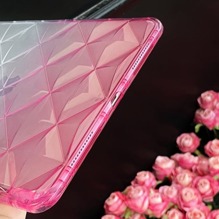 For iPad Air 11 2025 / 2024 Gradient Diamond Plaid TPU Tablet Case(Gradient Pink) - iPad Air 11 2025 / 2024 Cases by PMC TechLife | Online Shopping South Africa | PMC TechLife | Buy Now Pay Later Mobicred