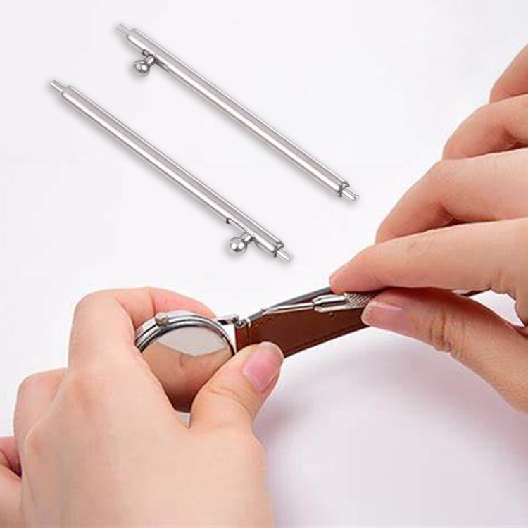 22mm 100pcs Stainless Steel Watch Band Connector, Outside Diameter:1.8mm - free shipping - PMc TechLife - Order now!