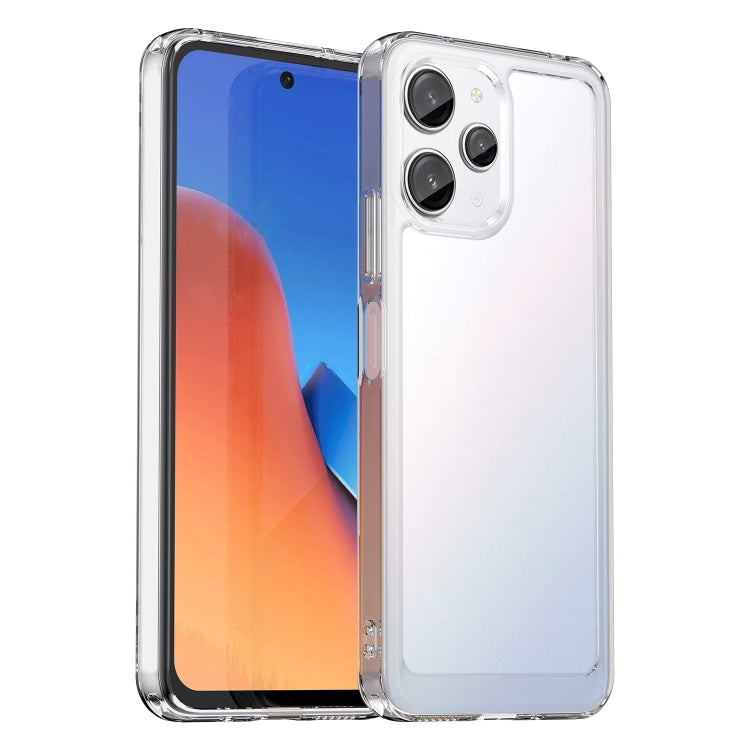 For Xiaomi Redmi 12 Colorful Series Acrylic + TPU Phone Case(Transparent) - Xiaomi Cases by PMC TechLife | Online Shopping South Africa | PMC TechLife | Buy Now Pay Later Mobicred