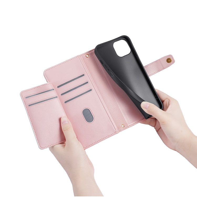 For Infinix Note 30 VIP 5G Sheep Texture Cross-body Zipper Wallet Leather Phone Case(Pink) - Infinix Cases by PMC TechLife | Online Shopping South Africa | PMC TechLife | Buy Now Pay Later Mobicred