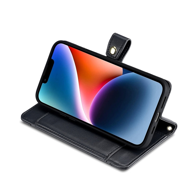 For Infinix GT 10 Pro 5G Sheep Texture Cross-body Zipper Wallet Leather Phone Case(Black) - Infinix Cases by PMC TechLife | Online Shopping South Africa | PMC TechLife | Buy Now Pay Later Mobicred