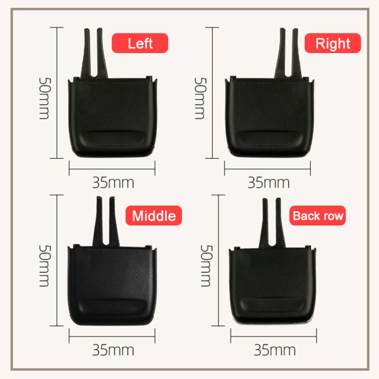 For Porsche Panamera Left Driving Car Air Conditioning Air Outlet Paddle, Type:Rear Row - Air Conditioning System by PMC TechLife | Online Shopping South Africa | PMC TechLife | Buy Now Pay Later Mobicred