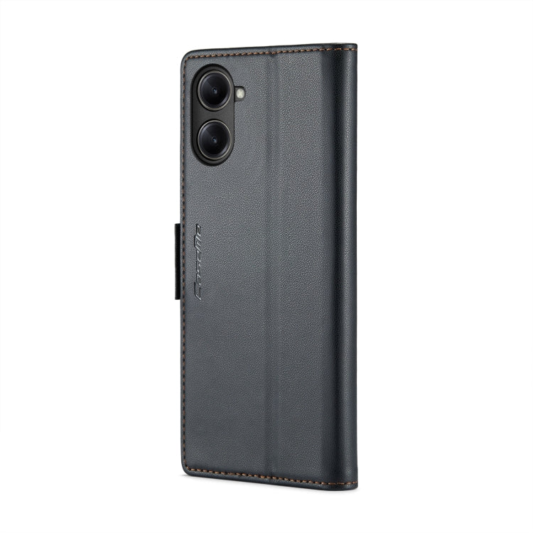 For Realme 10 Pro 5G CaseMe 023 Butterfly Buckle Litchi Texture RFID Anti-theft Leather Phone Case(Black) - Realme Cases by CaseMe | Online Shopping South Africa | PMC TechLife | Buy Now Pay Later Mobicred