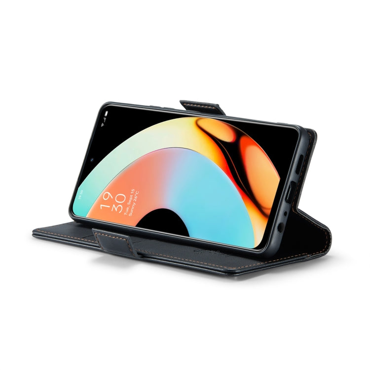 For Realme 10 Pro 5G CaseMe 023 Butterfly Buckle Litchi Texture RFID Anti-theft Leather Phone Case(Black) - Realme Cases by CaseMe | Online Shopping South Africa | PMC TechLife | Buy Now Pay Later Mobicred