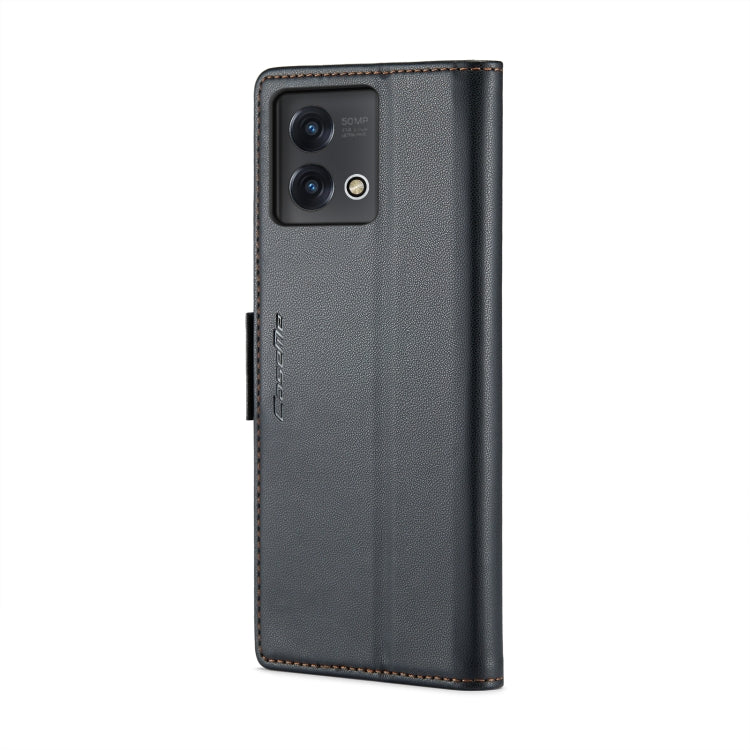 For Motorola Moto G Stylus 5G 2023 CaseMe 023 Butterfly Buckle Litchi Texture RFID Anti-theft Leather Phone Case(Black) - Motorola Cases by CaseMe | Online Shopping South Africa | PMC TechLife | Buy Now Pay Later Mobicred