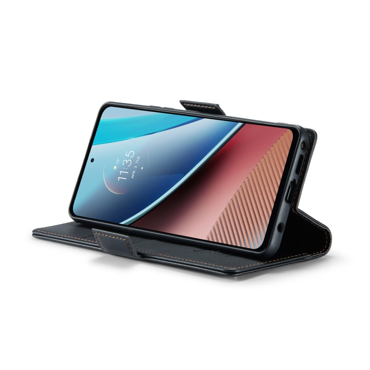 For Motorola Moto G Stylus 5G 2023 CaseMe 023 Butterfly Buckle Litchi Texture RFID Anti-theft Leather Phone Case(Black) - Motorola Cases by CaseMe | Online Shopping South Africa | PMC TechLife | Buy Now Pay Later Mobicred