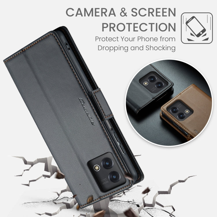 For Motorola Moto G Stylus 5G 2023 CaseMe 023 Butterfly Buckle Litchi Texture RFID Anti-theft Leather Phone Case(Black) - Motorola Cases by CaseMe | Online Shopping South Africa | PMC TechLife | Buy Now Pay Later Mobicred