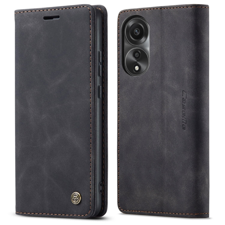 For OPPO A78 4G CaseMe 013 Multifunctional Horizontal Flip Leather Phone Case(Black) - OPPO Cases by CaseMe | Online Shopping South Africa | PMC TechLife