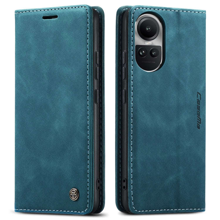 For OPPO Reno10 5G Global／Reno10 Pro Global CaseMe 013 Multifunctional Horizontal Flip Leather Phone Case(Blue) - free shipping - PMC Jewellery - Order now!