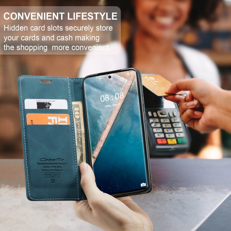 For Realme 11 Pro／Realme 11 Pro+ CaseMe 013 Multifunctional Horizontal Flip Leather Phone Case(Blue) - free shipping - PMC Jewellery - Order now!