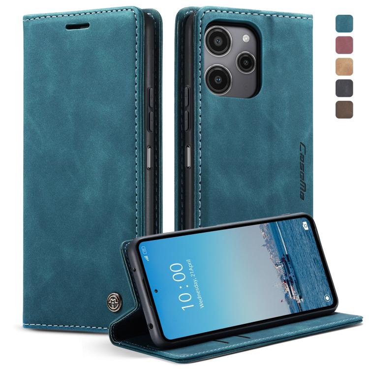 For Xiaomi Redmi 12 4G / 12 5G／Note 12R CaseMe 013 Multifunctional Horizontal Flip Leather Phone Case(Blue) - free shipping - PMC Jewellery - Order now!