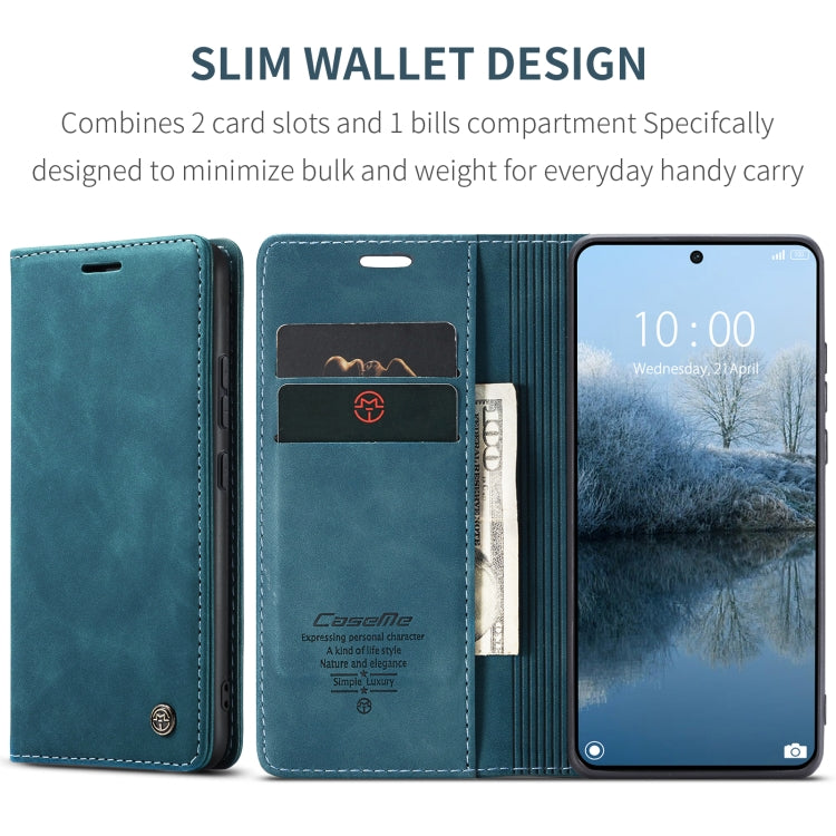 For Xiaomi Poco X6 Pro CaseMe 013 Multifunctional Horizontal Flip Leather Phone Case(Blue) - free shipping - PMC Jewellery - Order now!