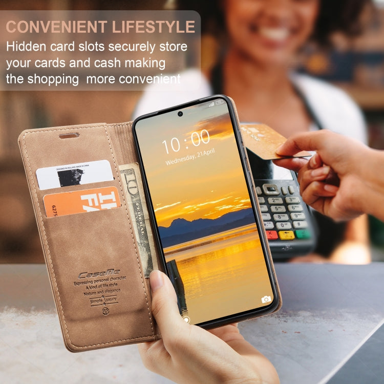 For Xiaomi Redmi K70E 5G CaseMe 013 Multifunctional Horizontal Flip Leather Phone Case(Brown) - Xiaomi Cases by CaseMe | Online Shopping South Africa | PMC Jewellery | Buy Now Pay Later Mobicred