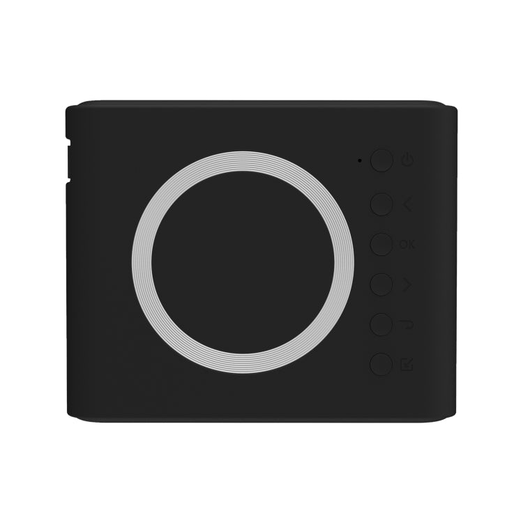 T300S 320x240 24ANSI Lumens Mini LCD Projector Supports Wired & Wireless Same Screen, Specification:EU Plug(Black) - Mini Projector by PMC TechLife | Online Shopping South Africa | PMC TechLife | Buy Now Pay Later Mobicred