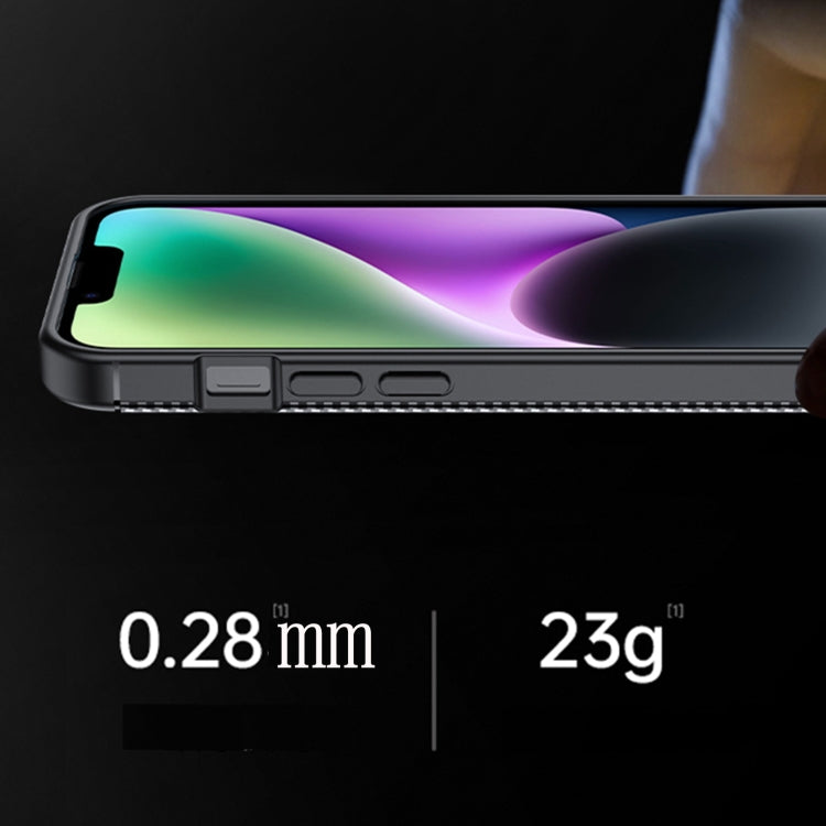 For iPhone 16e Carbon Fiber Texture Shockproof TPU Phone Case(Black) - iPhone 16e Cases by PMC TechLife | Online Shopping South Africa | PMC TechLife | Buy Now Pay Later Mobicred