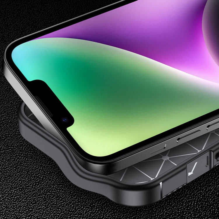 For iPhone 16e Carbon Fiber Texture Shockproof TPU Phone Case(Black) - iPhone 16e Cases by PMC TechLife | Online Shopping South Africa | PMC TechLife | Buy Now Pay Later Mobicred