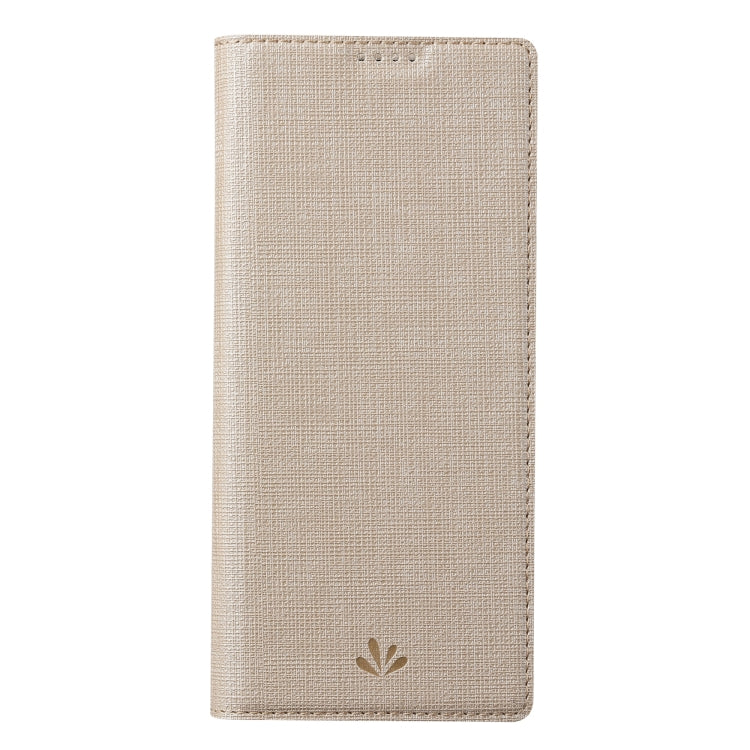 For Sharp Aquos Sense8 ViLi DMX Series Shockproof TPU + PU Leather Magnetic Attraction Horizontal Flip Case(Gold) - free shipping - PMC Jewellery - Order now!