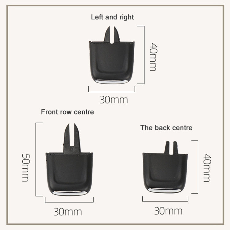 For Buick LaCrosse 2016-2021 Left-hand Drive Car Air Conditioning Air Outlet Paddle, Type:Rear Row Middle Left Side - Air Conditioning System by PMC TechLife | Online Shopping South Africa | PMC TechLife | Buy Now Pay Later Mobicred