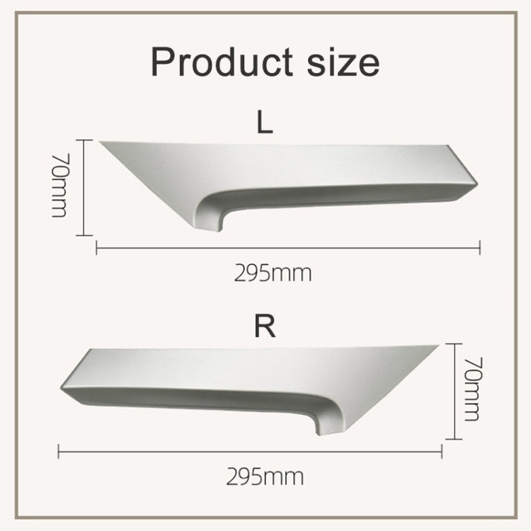 For Toyota Camry 2006-2011 Left-hand Drive Car Door Inside Handle Cover 74646-06080, Type:Right Front(Silver) - Door Handles by PMC TechLife | Online Shopping South Africa | PMC TechLife | Buy Now Pay Later Mobicred
