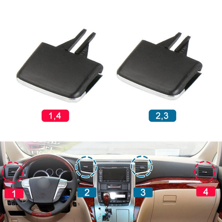 For Toyota Alphard 2011-2014 Left-hand Drive Car Air Conditioning Air Outlet Paddle 77620-SWA-A0-1, Type:Left Side - Air Conditioning System by PMC TechLife | Online Shopping South Africa | PMC TechLife | Buy Now Pay Later Mobicred