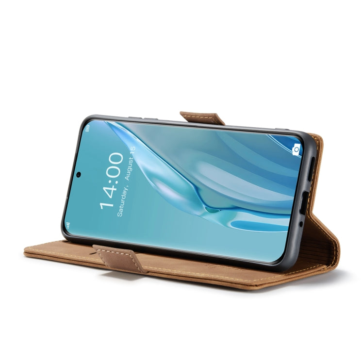 For Huawei P60 Art CaseMe 013 Multifunctional Horizontal Flip Leather Phone Case(Brown) - free shipping - PMC Jewellery - Order now!