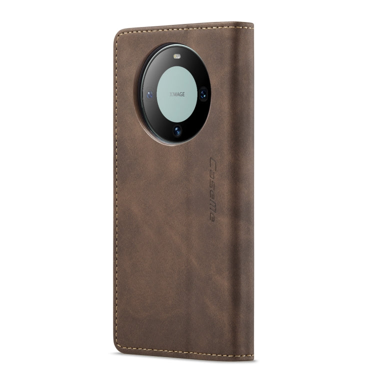 For Huawei Mate 60 CaseMe 013 Multifunctional Horizontal Flip Leather Phone Case(Coffee) - free shipping - PMC Jewellery - Order now!
