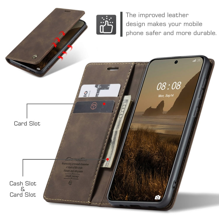 For Huawei Mate 60 CaseMe 013 Multifunctional Horizontal Flip Leather Phone Case(Coffee) - free shipping - PMC Jewellery - Order now!