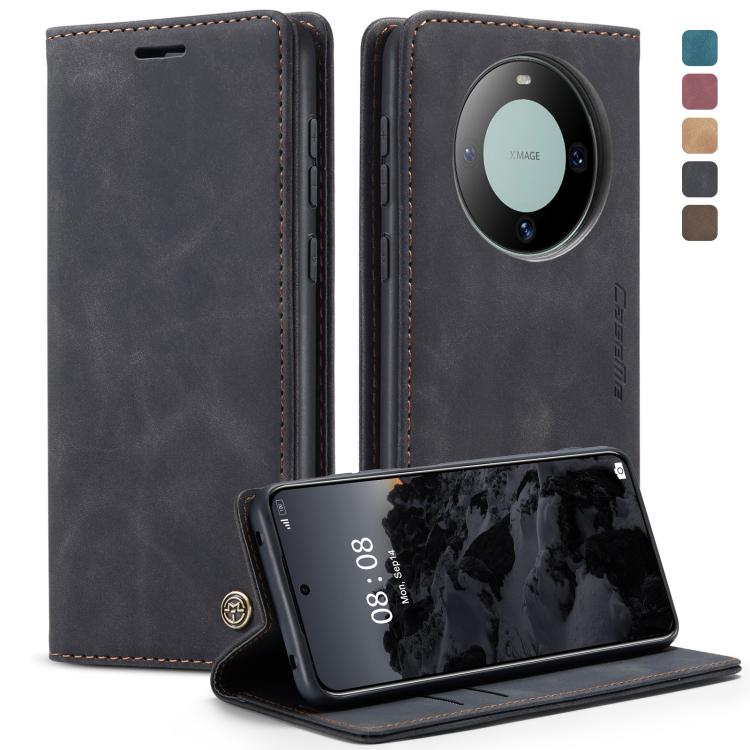 For Huawei Mate 60 CaseMe 013 Multifunctional Horizontal Flip Leather Phone Case(Black) - free shipping - PMC Jewellery - Order now!