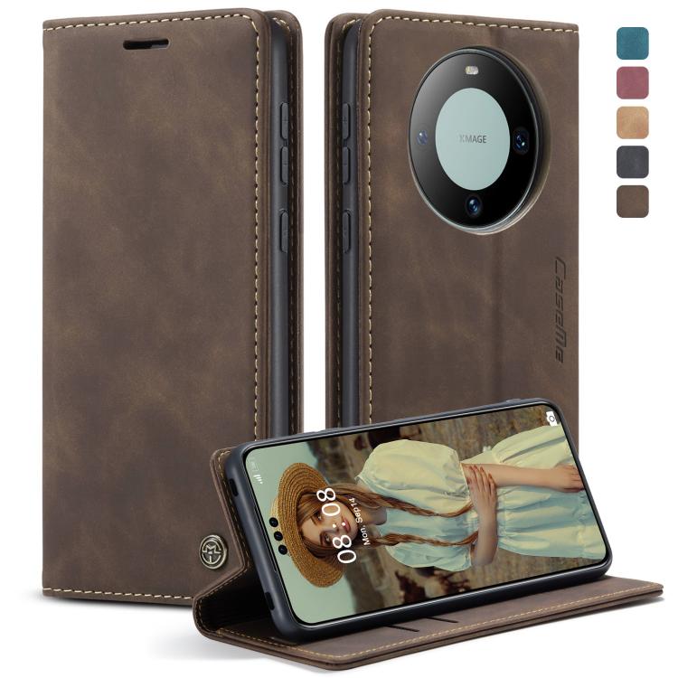 For Huawei Mate 60 Pro / 60 Pro+ CaseMe 013 Multifunctional Horizontal Flip Leather Phone Case(Coffee) - free shipping - PMC Jewellery - Order now!