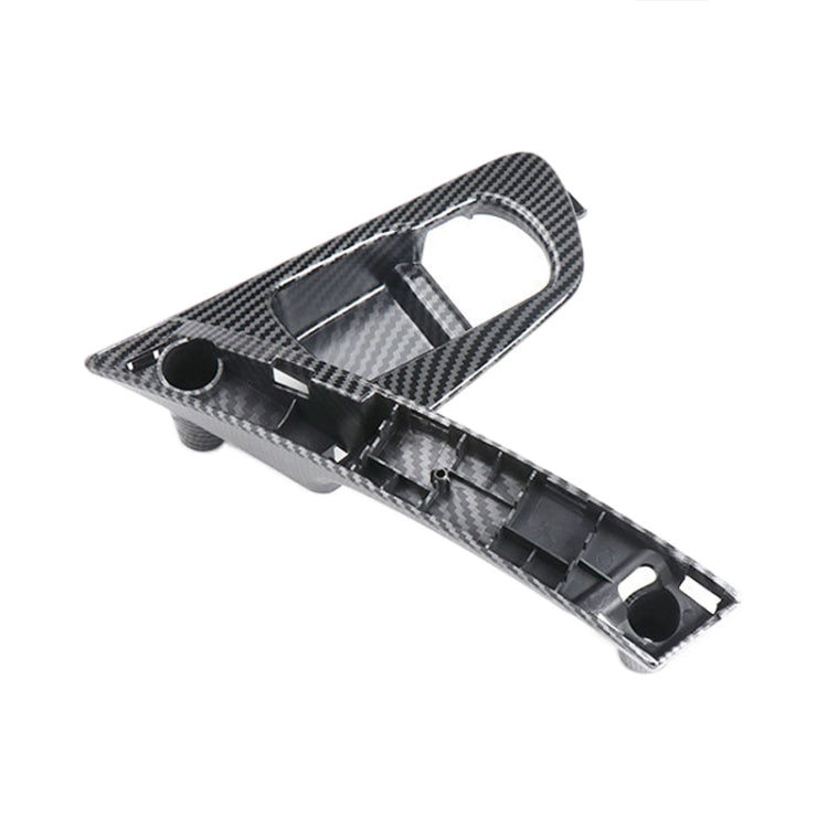 For Nissan Qashqai Left-Drive Car Door Inside Handle Base Bracket, Type:Base Right(Carbon Fiber) - free shipping - PMC TechLife - Order now!