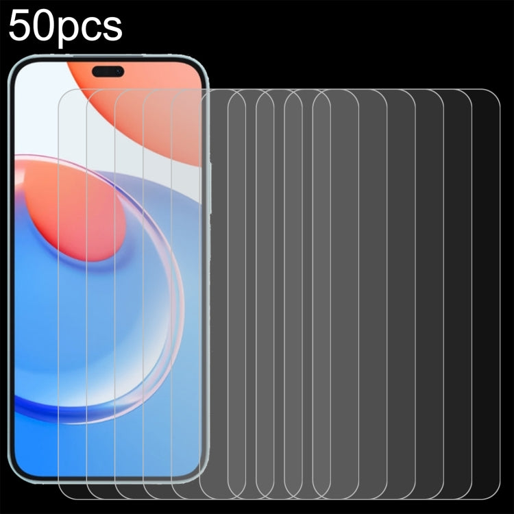 For Honor Play8T Pro 50pcs 0.26mm 9H 2.5D Tempered Glass Film - Honor Tempered Glass by PMC TechLife | Online Shopping South Africa | PMC TechLife | Buy Now Pay Later Mobicred