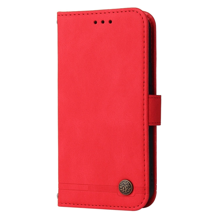 For iPhone 16 Pro Max Skin Feel Life Tree Leather Phone Case(Red) - free shipping - PMC TechLife - Order now!