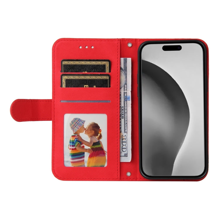 For iPhone 16 Pro Max Skin Feel Life Tree Leather Phone Case(Red) - free shipping - PMC TechLife - Order now!