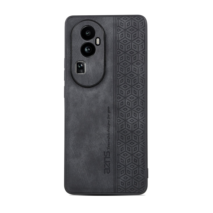 For OPPO Reno10 Pro+ AZNS 3D Embossed Skin Feel Phone Case(Black) - OPPO Cases by AZNS | Online Shopping South Africa | PMC TechLife