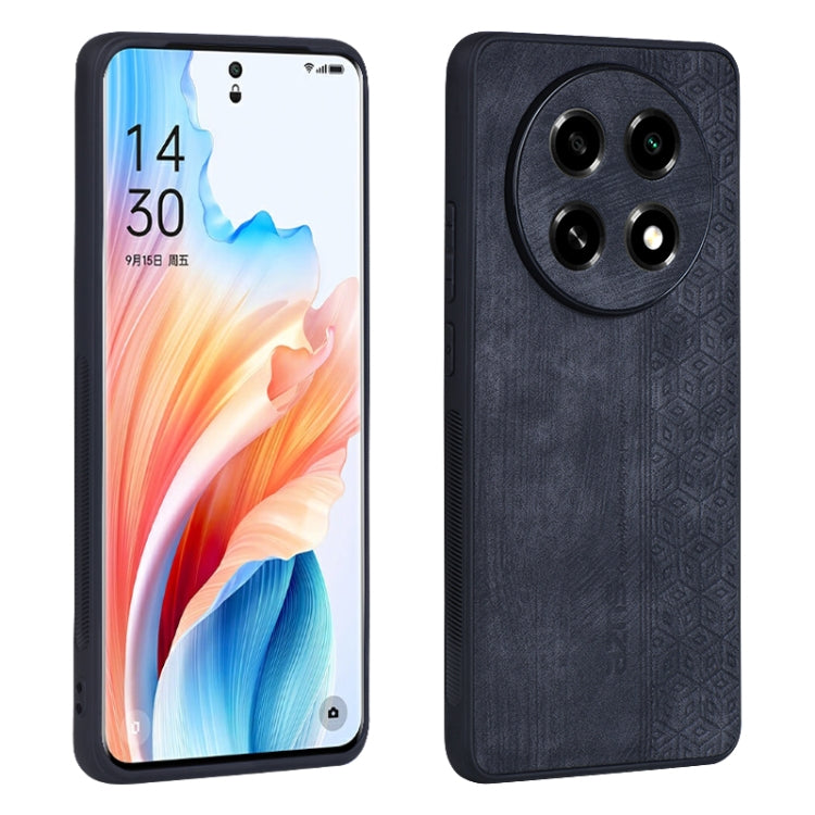 For OPPO A2 Pro 5G AZNS 3D Embossed Skin Feel Phone Case(Black) - A2 Pro Cases by AZNS | Online Shopping South Africa | PMC TechLife | Buy Now Pay Later Mobicred