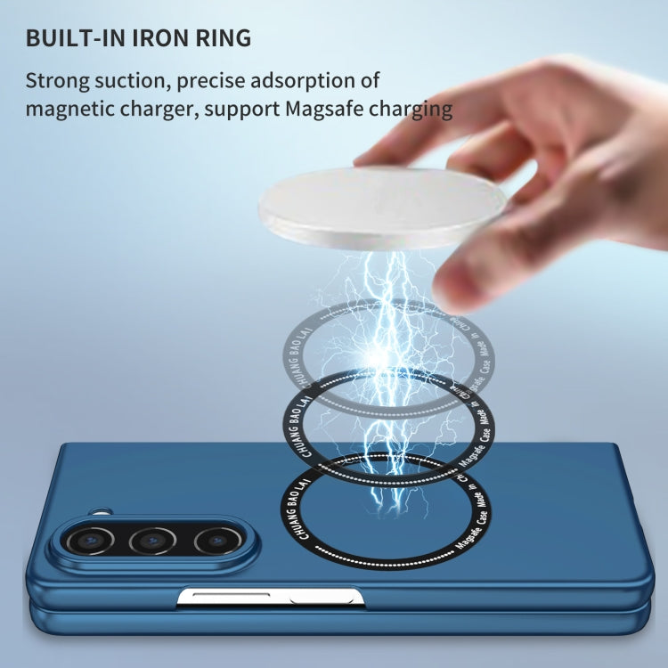 For Samsung Galaxy Z Fold5 Magsafe Magnetic Folding PC Phone Case(Blue) - Galaxy Z Fold5 Cases by PMC TechLife | Online Shopping South Africa | PMC TechLife
