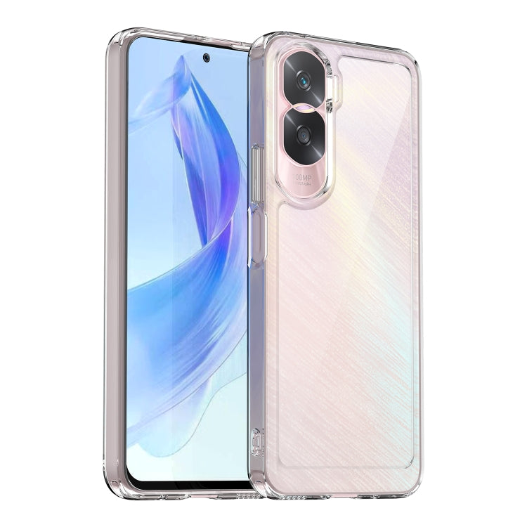 For Honor X50i Colorful Series Acrylic Hybrid TPU Phone Case(Transparent) - Honor Cases by PMC TechLife | Online Shopping South Africa | PMC TechLife | Buy Now Pay Later Mobicred