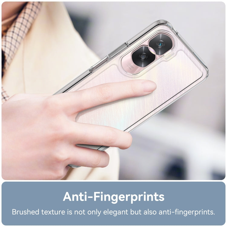 For Honor X50i Colorful Series Acrylic Hybrid TPU Phone Case(Transparent) - Honor Cases by PMC TechLife | Online Shopping South Africa | PMC TechLife | Buy Now Pay Later Mobicred