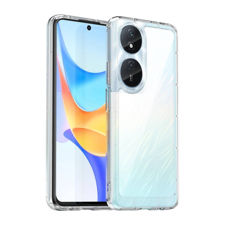 For Honor Play 50 Plus Colorful Series Acrylic Hybrid TPU Phone Case(Transparent) - Honor Cases by PMC TechLife | Online Shopping South Africa | PMC TechLife | Buy Now Pay Later Mobicred
